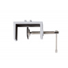 Jansen Display Wall Light Clamb for max.53mm Wall Silver, 77 x 47 mm