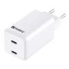 Sandberg AC Charger Dual USB-C PD65W EU (441-56)