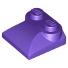 47457 Dark Purple Slope, Curved 2 x 2 x 2/3 with Two Studs (Tmavě fialový svah, zakřivený 2 x 2 x 2/3 se dvěma čepy)