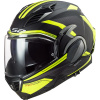 LS2 Helmets LS2 FF900 VALIANT II REVO MATT BLACK H-V YELLOW - LS2 FF900 VALIANT II REVO BLACK H-V YELLOW XS