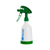 Plastová fľaša 360 s dvojstranným zeleným rozprašovačom a odmerno uryskou BT4