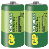 Batéria zinkochloridová, C (R14), malý monočlánok, C, 1.5V, GP, fólia, 2-pack, Greencell