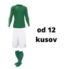Futbalová sada Joma Academy s dlhým rukávom pre mužstvo, od 12 kusov, zelená / biela počet ks v sade: 25 hráčskych setov