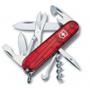 Victorinox CLIMBER 91 mm 6 farieb červená transparetná