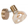 Rabalux Holly nástenná lampa 1x40 W mosadzná-jantárová 5546