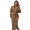 Pánský župan froté hnědý 1ZF3103 hnědá XL + První výměna zboží zdarma.