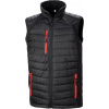 RESULT R 238X COMPASS / Unisex hybridná vesta - black/red 4XL