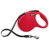 Vodítko FLEXI Classic NEW M opasok 5m/25kg červená