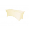 TENTino Elastický poťah EXTREME na skladací stôl 180-183x76 cm VIAC FARIEB Farba obrusu: KRÉMOVÁ / IVORY