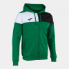 CREW V ZIP-UP HOODIE GREEN BLACK WHITE 4XS