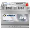 Blue Dynamic EFB Start-Stop - N72 - 12 V - 72 Ah - 760 A / + vpravo Asia typ