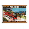 Grafika v ráme Cars Martini A2 retro dreva (Grafika v ráme Cars Martini A2 retro dreva)