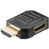 PremiumCord HDMI adapter19pin, F/M, 90° pravá kphdma-13