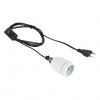 Porcelánová objímka Pre Socket do 250 W, 1,8 m