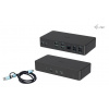 i-tec USB 3.0/USB-C/Thunderbolt 3 Professional Dual 4K Display Docking Station Gen2, PD 100W CADUAL4KDOCKPD2 I-Tec