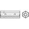TOOLCRAFT TO-6865992 šesťhranná napínacia matica M16 ocel pozinkované DIN 1479 1 ks; TO-6865992