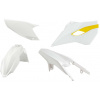 sada plastov, RTECH (biela, 4 diely) HUSQVARNA TE/FE 125/250/300/350/450/501