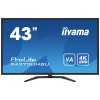 Iiyama ProLite X4373UHSU-B1 LED monitor 108 cm (42.5 palca) En.trieda 2021 G (A - G) 3840 x 2160 Pixel UHD 3 ms HDMI ™, DisplayPort, mini DisplayPort, USB 2.0,; X4373UHSU-B1