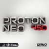 Poťah Gewo Proton NEO 450 Vyberte FARBU poťahu: čierny / BLACK, Vyberte HRÚBKU špongie: 2,0 mm