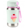 Skip Hop Spark Style Fľaša so slamkou na vodu nerez Zmrzlina 350 ml