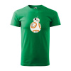 Sablio Tričko s potlačou Star Wars BB-8 - zelené XL