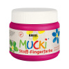 KREUL MUCKI prstová farba na textil - ružová - 150 ml