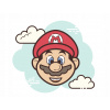 CUKROVÁ TLAČ jedlý obrázok na tortu Cukrová hmota Mario Bros 8 + MENO TEXT