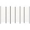 vidaXL so 6 panelmi krémovo biely 300 x 180 cm