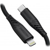 Swissten datový kabel soft silicone usb-c / lightning 0,4 m černý 71506517