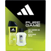 Adidas darčeková sada Pure Game voda po holení 100 ml + sprchový gél 250 ml