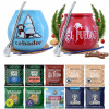 Sada pre dvoch Yerba Mate tekvica a bombilla 10x50g Zima