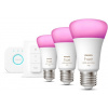 LED žiarovka Philips Hue White and Color Ambiance 9W 1100 E27 štartér kit (929002468804)