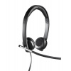 LOGITECH LOGITECH Headset H650e Stereo/ drátová sluchátka + mikrofon/ USB/ černá