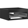 Mexen Box-A korpus skrinky pod umývadlo 50 cm, 1 zásuvka, čierny mat - 91AX0-0500-235-1-71