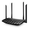 TP-LINK TP-Link AC1200 bezdrôtový smerovač Gigabit Ethernet Dvojpásmový (2,4 ghz/5 ghz) Čierna (Archer A6)
