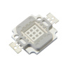 SMD LED Dioda 10W, Tyrkysová 490nm