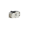 Rychlozařezávací keystone Solarix CAT6 STP RJ45 černý SXKJ-6-STP-BK-NA