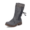 Dámske čižmy RIEKER Z4756-45 sivá W2 36