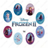 Galanterka Nažehlovací záplaty Disney 8 kusů - 14 Frozen Ledové království