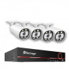 Techage IP – 4 kamerový set 8 MP BULLET-WLI