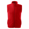 Vesta fleece unisex Rimeck Next - červená, M