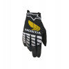 ALPINESTARS rukavice RADAR HONDA kolekce, ALPINESTARS (černá/šedá/žlutá, vel. L)