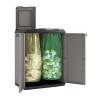 Keter Split Cabinet Basic Recyklačný kôš - sivý 9736
