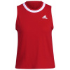 Dámsky top Adidas Club Knot Tank W - vivid red/white - Červený (XS)