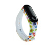 POUZE TPU náramek pro Xiaomi Mi Band 3 nebo Mi Band 4 nebo Mi Band 5 nebo Mi Band 6 Barva: Barevné kytičky