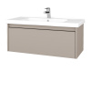 Dreja Kúpeľňová skrinka BONO SZZ 100 (umývadlo Harmonia) - N07 Stone / Úchytka T33 / N07 Stone
