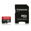Transcend Premium - Paměťová karta flash (adaptér microSDHC - SD zahrnuto) - 16 GB - UHS-I U1 / Cla TS16GUSDU1