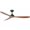 FARO Barcelona | FARO 33447WT - Stropný ventilátor GOTLAND L hnedá/čierna pr. 132 cm WT + DO | FA33447WT
