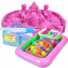 Kinetický piesok 5 stĺpci 3 kg (Kinetický piesok 3 kg formy + pieskovisko bazéna)