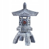 Socha zo záhrady so solárnou pagodou Polyresin (Solárna pagoda lampa polyresínu záhrada so solárna)